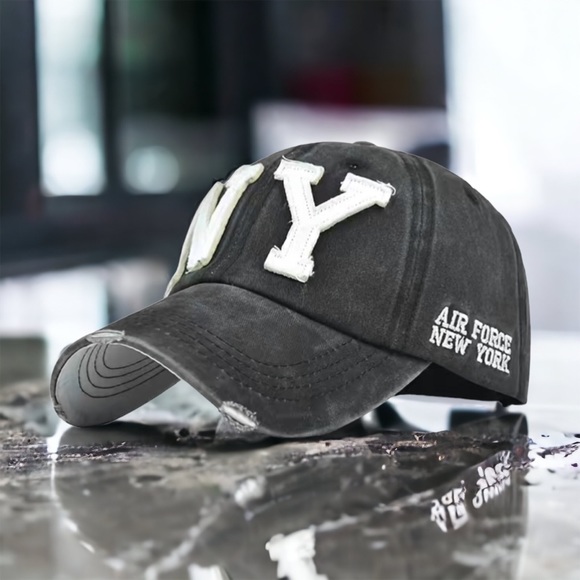 Private Label Accessories - NY Ripped Adjustable Cap. NWT